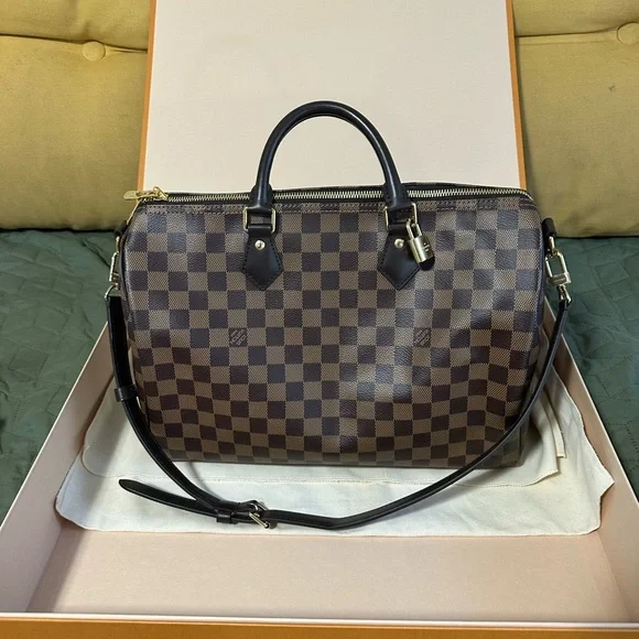 Louis Vuitton Speedy Bandouliere 35 Damier Ebene - Picture 10 of 16